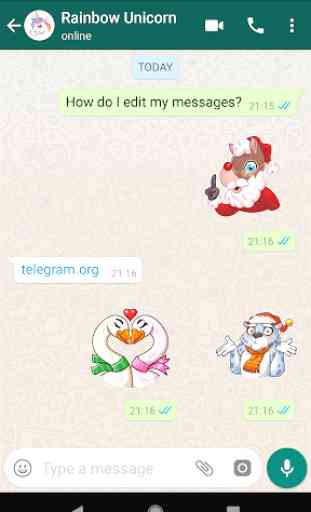 Christmas Winter Stickers - WAStickerApps 3