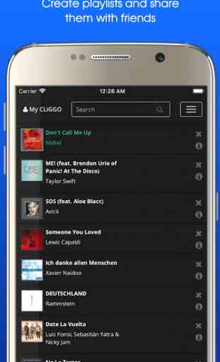 CLiGGO MUSIC Radio e musica in streaming gratis 3