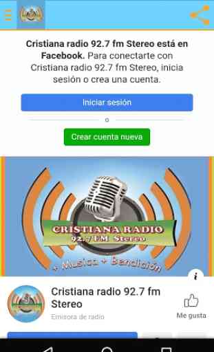 Cristiana Radio 92.7 FM Stereo 3