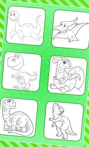 dinosauri da colorare- bambini 3
