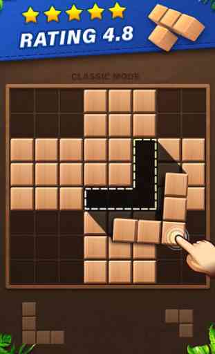 Fill Wooden Block 8x8: Wood Block Puzzle Classic 1