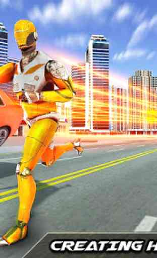 Gioco robot di velocità - miami crime city battle 2