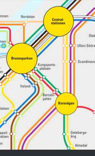 Gothenburg Tram Map 3