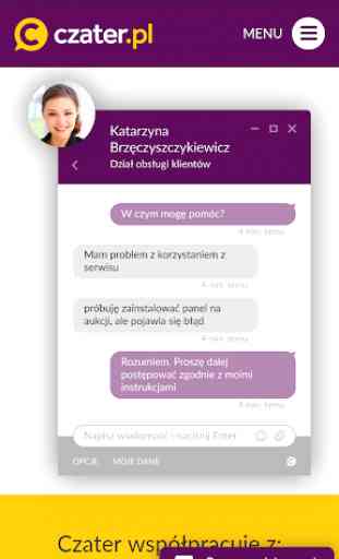 Live chat na stronę - Czater.pl 3
