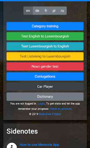 Memorie - Luxembourgish vocabulary training 1