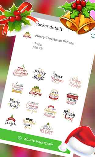 Merry Christmas Stickers For WhatsApp Wastickerapp 1