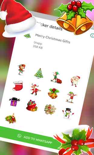 Merry Christmas Stickers For WhatsApp Wastickerapp 2