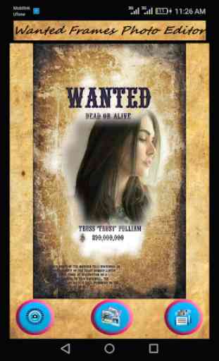 Most Wanted Poster - Wanted Frames Editor di foto 1
