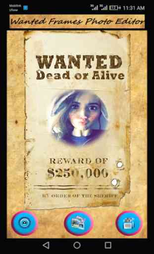 Most Wanted Poster - Wanted Frames Editor di foto 2