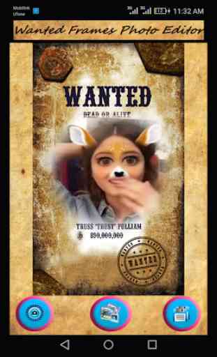 Most Wanted Poster - Wanted Frames Editor di foto 3