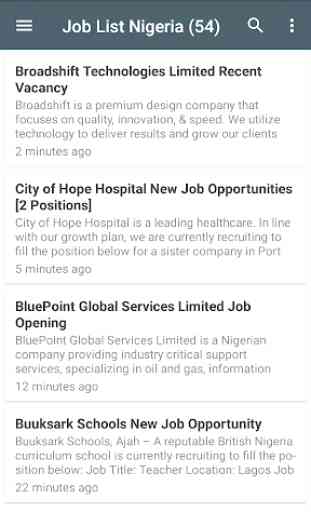 NGO & Government Jobs In Nigeria 2