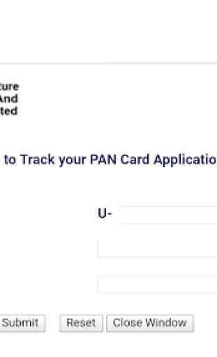 PAN Card Status - Check your Pan card status 2