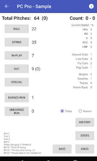 Pitching Counter / Stats Tracker Pro 1