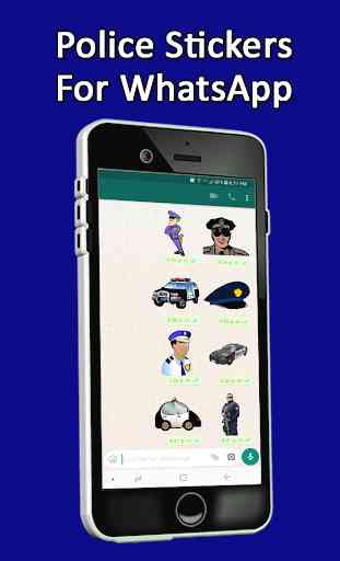Police Stickers WAStickerApps 2