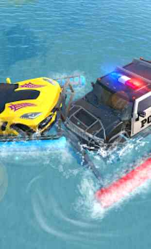 Police Truck Water Surfing Gangster Chase 3