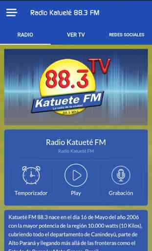 Radio Katueté 88.3 FM 2