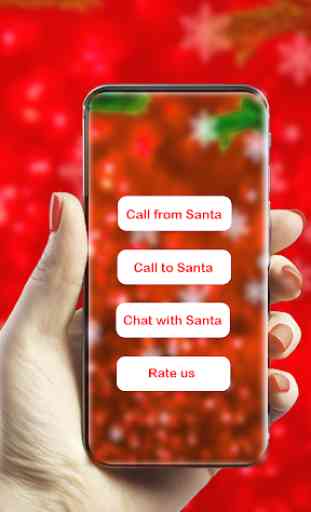 simulazione di chiamata e chat di Babbo Natale 1