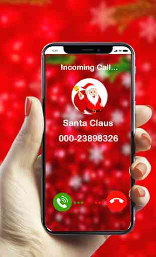 simulazione di chiamata e chat di Babbo Natale 3