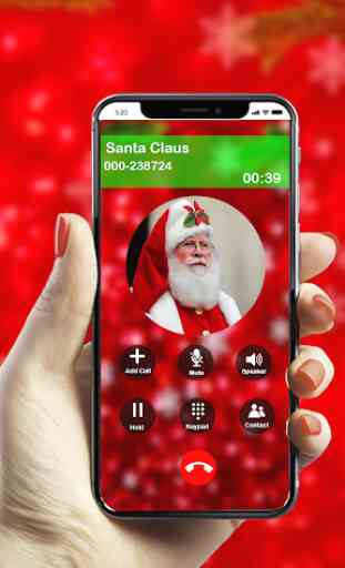 simulazione di chiamata e chat di Babbo Natale 4