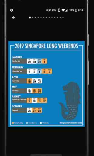 Singapore Calendar - Holiday & Note Calendar 2020 2