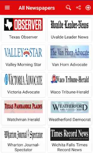 Texas Newspapers 1