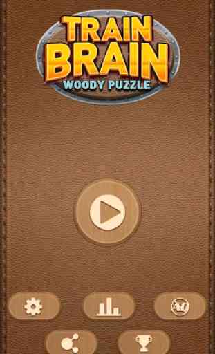 Train Brain Woody Puzzle 1