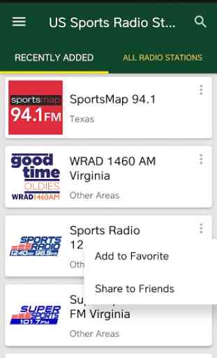 USA Sports Radio Stations  1
