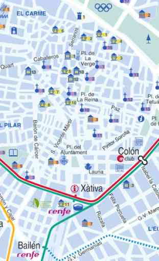 Valencia Metro Map (Offline) 3