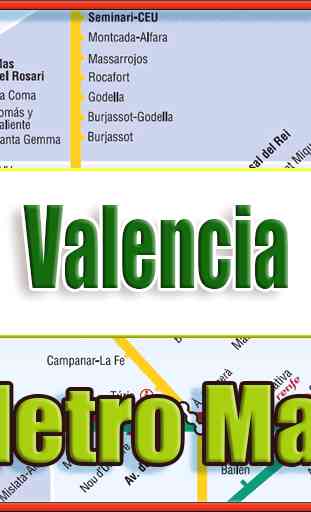 Valencia Metro Map Offline 1