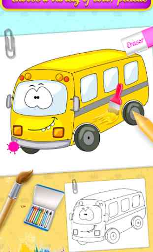 Vehicle Drawing and Coloring Book 3