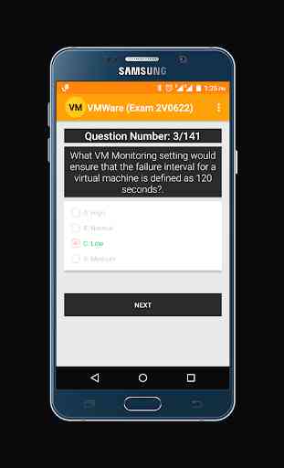 VM Exam 2V0622 Practice Test 3