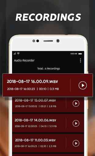 Voice Recorder Pro 2019 3