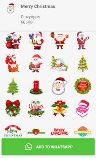 WAStickerApps - Christmas Stickers 1