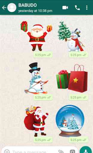 WAStickerApps - Christmas Stickers Pack 1