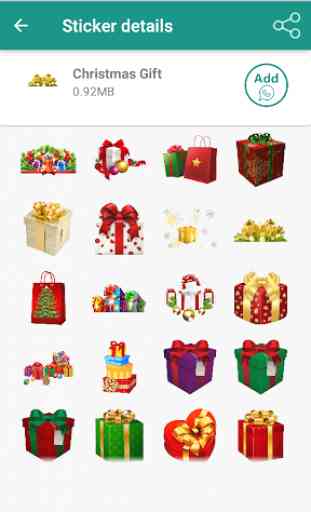 WAStickerApps - Christmas Stickers Pack 2