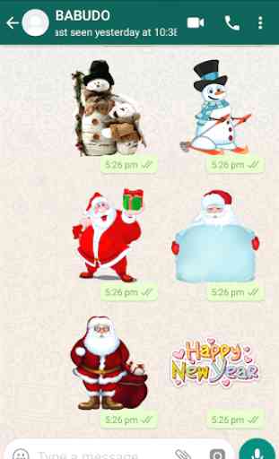 WAStickerApps - Christmas Stickers Pack 3