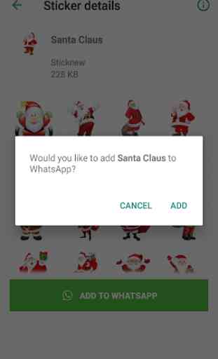WAStickerApps Christmas Stickers Pack 2