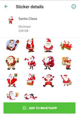 WAStickerApps Christmas Stickers Pack 3