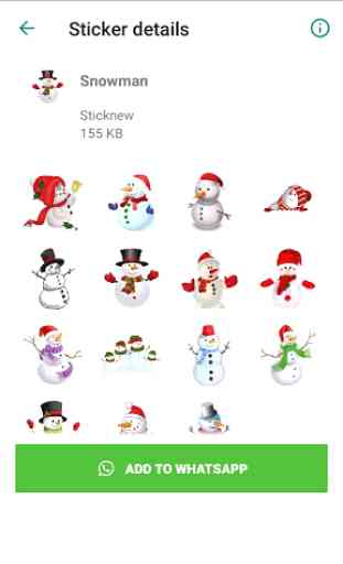 WAStickerApps Christmas Stickers Pack 4