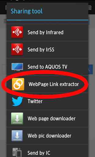 WebPage Link extractor 2