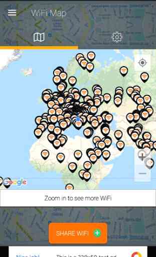 WiFi Map : Find or Share a Password Near You 1