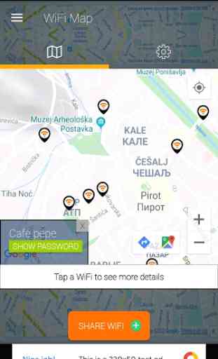 WiFi Map : Find or Share a Password Near You 2