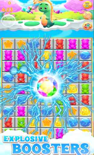 Candy Bears Mania - Match 3 Games & Free Matching 2