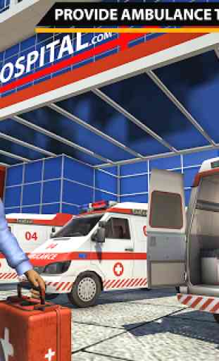City Ambulance Rescue Emergency Driving 4