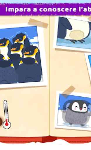 Corsa dei pinguini del piccolo panda 1