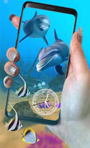 Delfino Pesce Vivere Sfondo 2019: Pesci 3D 2