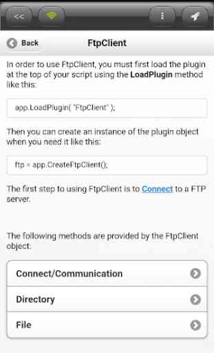 DroidScript - FtpClient Plugin 1