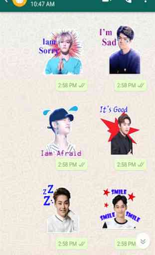 EXO 엑소 KPOP Meme Whatsapp Stickers WAStickerApps 1