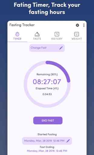 Fasting Tracker - Track your fast 4