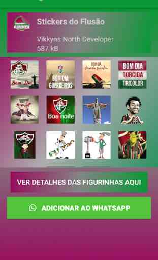 Figurinhas do Fluminense - Stickers e Adesivos 1